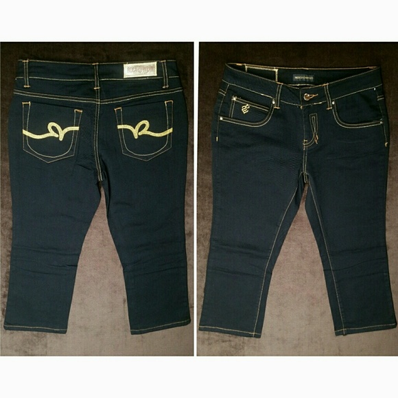 ROCAWEAR Midnight Black Bermudas size 7 NWOT short - Picture 6 of 8